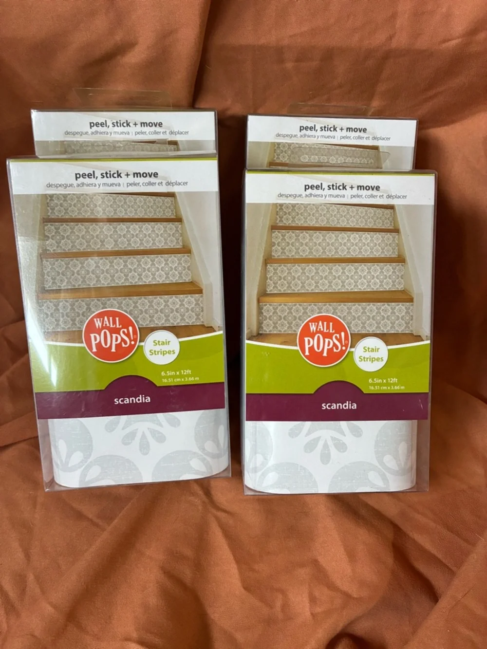 WallPops Scandia Peel & Stick - White and Gray - 4 boxes